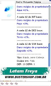 Pedra Flutuante Mágica
