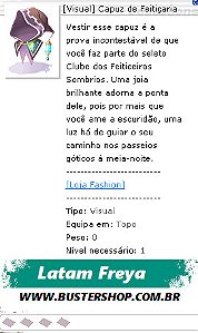 [Visual] Capuz de Feitiçaria