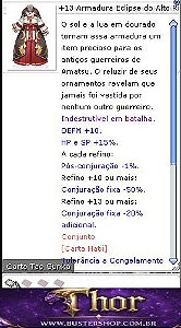 +13 Armadura Eclipse do Alto Risco