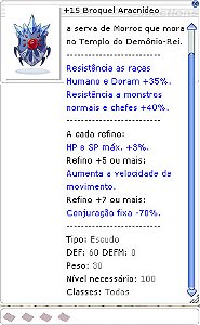 +15 Broquel Aracnídeo