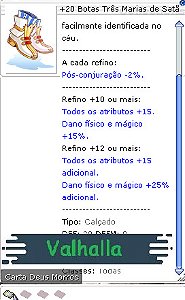 +20 Botas Três Marias de Satã