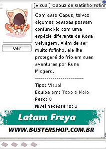 [Visual] Capuz de Gatinho Fofinho