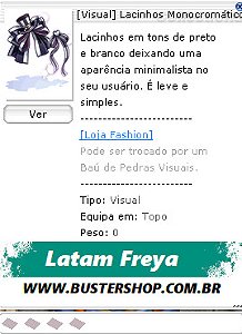 Visual] Lacinhos Monocromáticos