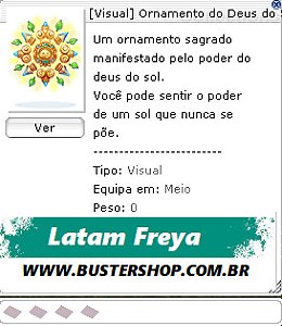 [Visual] Ornamento do Deus do Sol