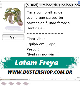 [Visual] Orelhas de Coelho Camuflado