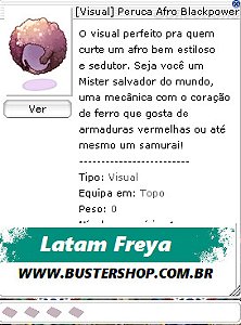 [Visual] Peruca Afro Blackpower