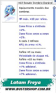 +10 Escudo Sombrio Durável