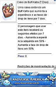 Caixa de Buff Kafra (7 Dias)