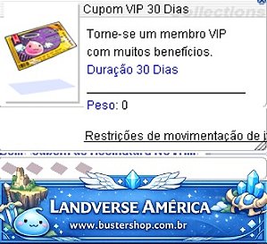 Cupom VIP 30 Dias