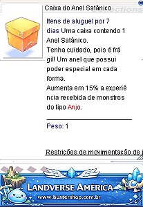 Caixa do Anel Satânico