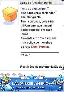 Caixa de Anel Sangrento