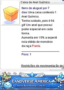 Caixa de Anel Químico