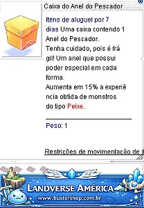 Caixa do Anel do Pescador