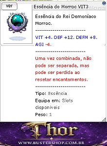 Essência de Morroc VIT3