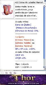 +13 Botas do Lutador Marcial