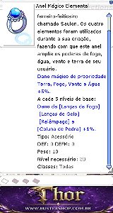 Anel Mágico Elemental [1]