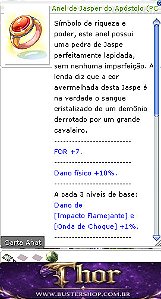 Anel de Jasper da Apóstola PC3