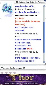 +10 Brinco Sombrio de Pedras Preciosas