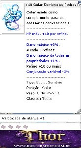 +10 Colar Sombrio de Pedras Preciosas