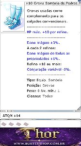 +10 Greva Sombria de Pedras Preciosas