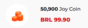 50,900 Joy Coin