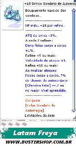 +10 Brinco Sombrio de Automagia