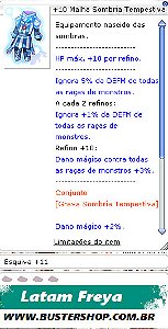 +10 Malha Sombria Tempestiva