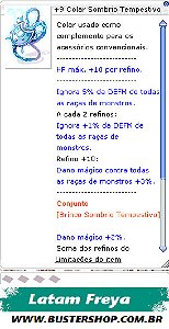 +9 Colar Sombrio Tempestivo