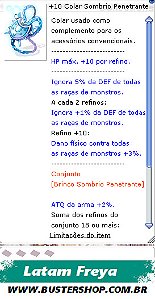 +10 Colar Sombrio Penetrante
