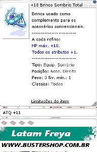 +10 Brinco Sombrio Total