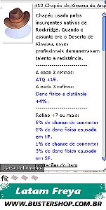 +12 Chapéu de Kiwawa