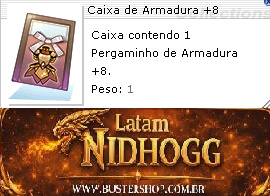 Pergaminho de Armadura +8