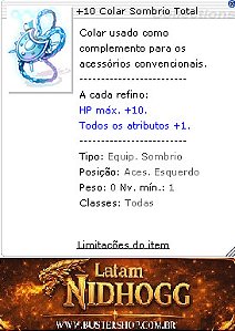 +10 Colar Sombrio Total