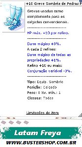 +10 Greva Sombria de Pedras Preciosas