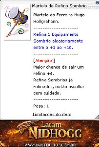 Martelo de Refino Sombrio