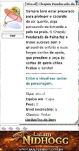 [Visual] Chapéu Pendurado de Palha