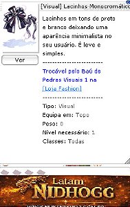 [Visual] Lacinhos Monocromáticos