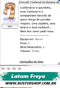 [Visual] Cachecol do Boneco de Neve