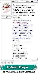 [Visual] Chapéu do Sambista