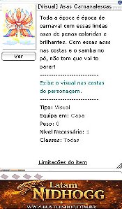 [Visual] Asas Carnavalescas