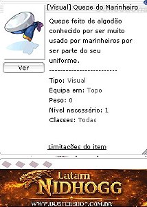 [Visual] Quepe do Marinheiro