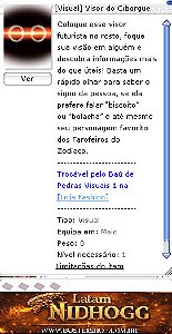 [Visual] Visor do Ciborgue