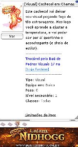 [Visual] Cachecol em Chamas Encantado com Criador