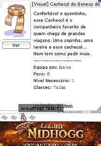 [Visual] Cachecol do Boneco de Neve Arquimago