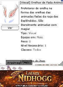 [Visual] Orelhas de Fada Animada Arquimago