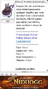 [Visual] Avental de Deviruchi