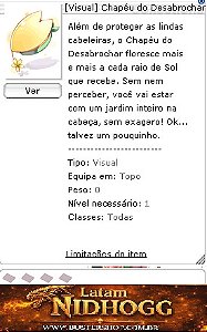 [Visual] Chapéu do Desabrochar