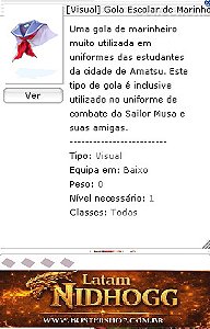 [Visual] Gola Escolar de Marinheiro