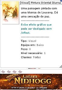 [Visual] Pintura Oriental Diurna