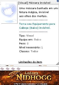 [Visual] Máscara Invisível